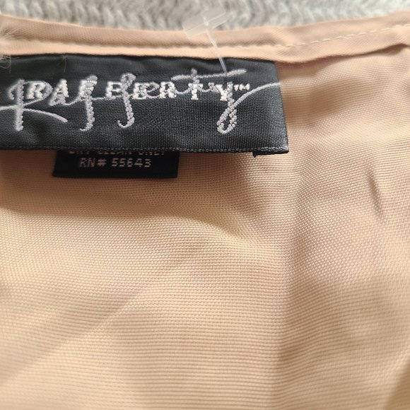 Vintage Tapestry and satin floral 90s Vest - Picture 2 of 4